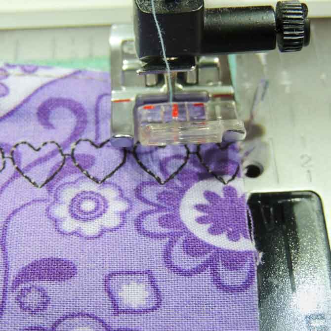 Presser Foot 1A - Fancy Stitch Foot with IDT System