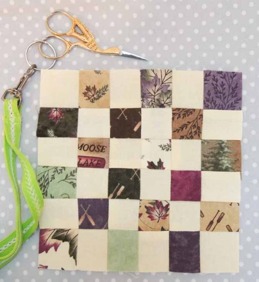 Patchwork Checkerboard Block