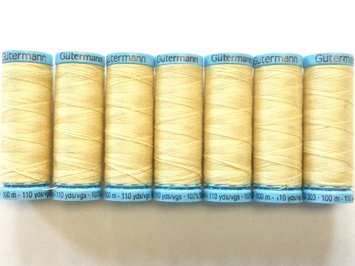 Gütermann spun silk thread
