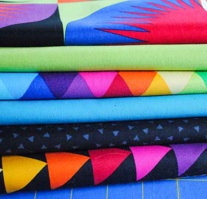 My stack of Colorworks Concept fabrics