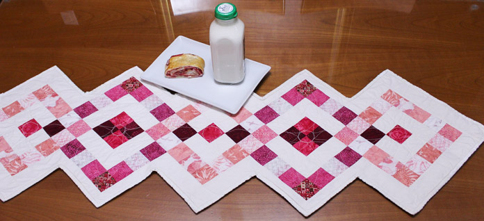 Banishing your blues with this fabulous hot pink table runner