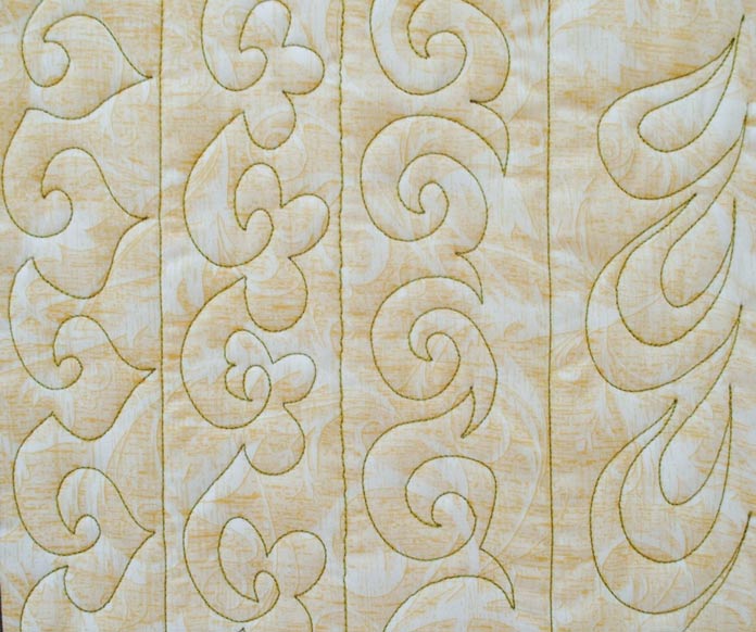 Free motion quilting designs